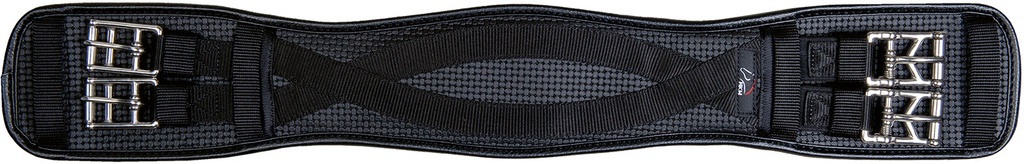 Sangle dressage HKM gel PVC Snap, vue d'ensemble