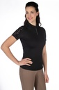 Shirt fonctionnel HKM Nelly manches courtes, détail des strass
