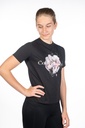 T-Shirt HKM Kids Hailey, détail de l'impression holographique