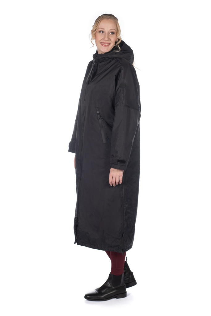 Veste HKM Julie extra longue, portée à l'écurie
