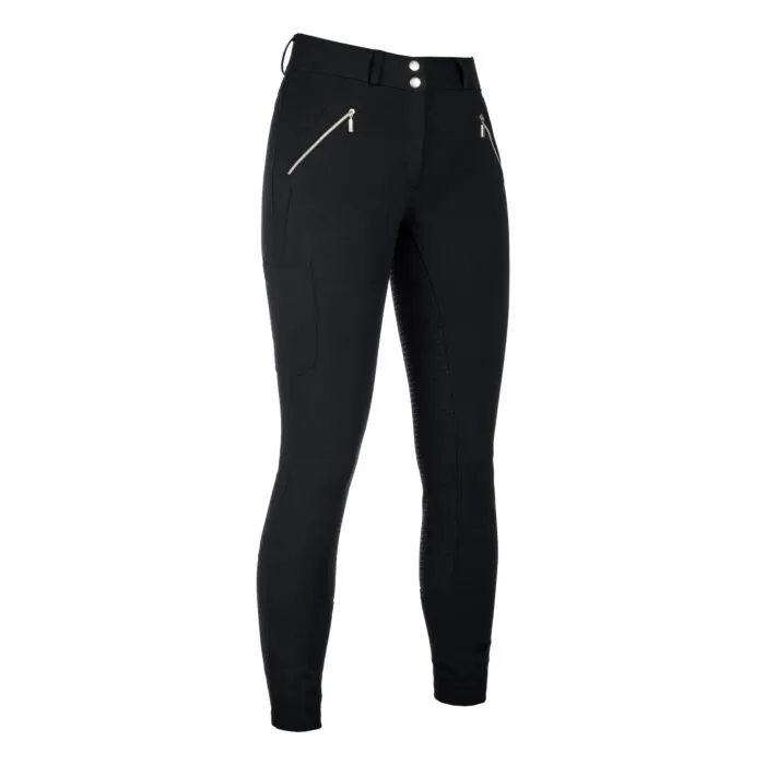 Pantalon HKM Lia High Waist porté en selle