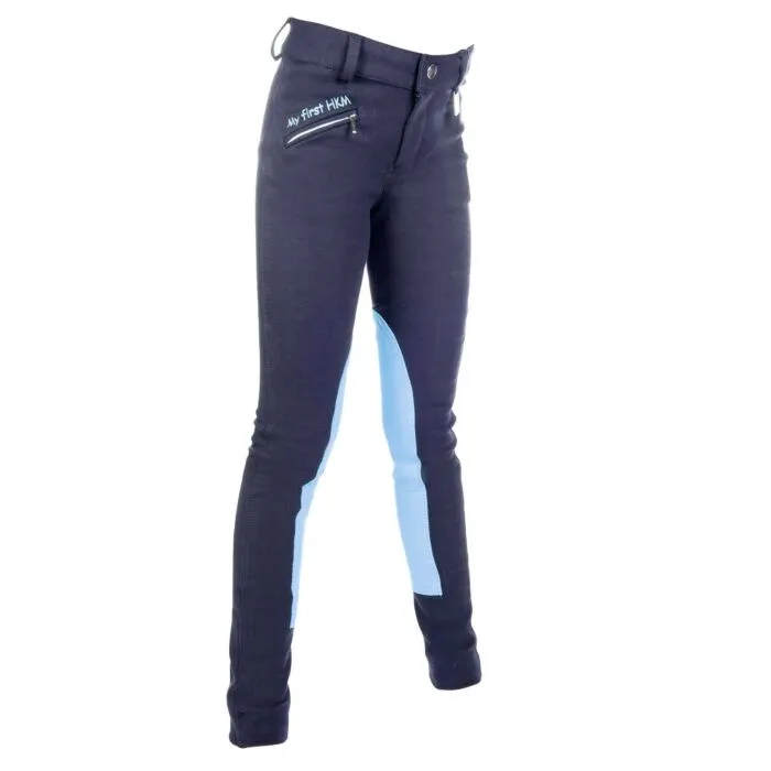 Pantalon enfant HKM My first HKM, détail de la ceinture élastique