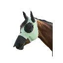 Masque anti-mouches HKM Elastic porté sur un cheval