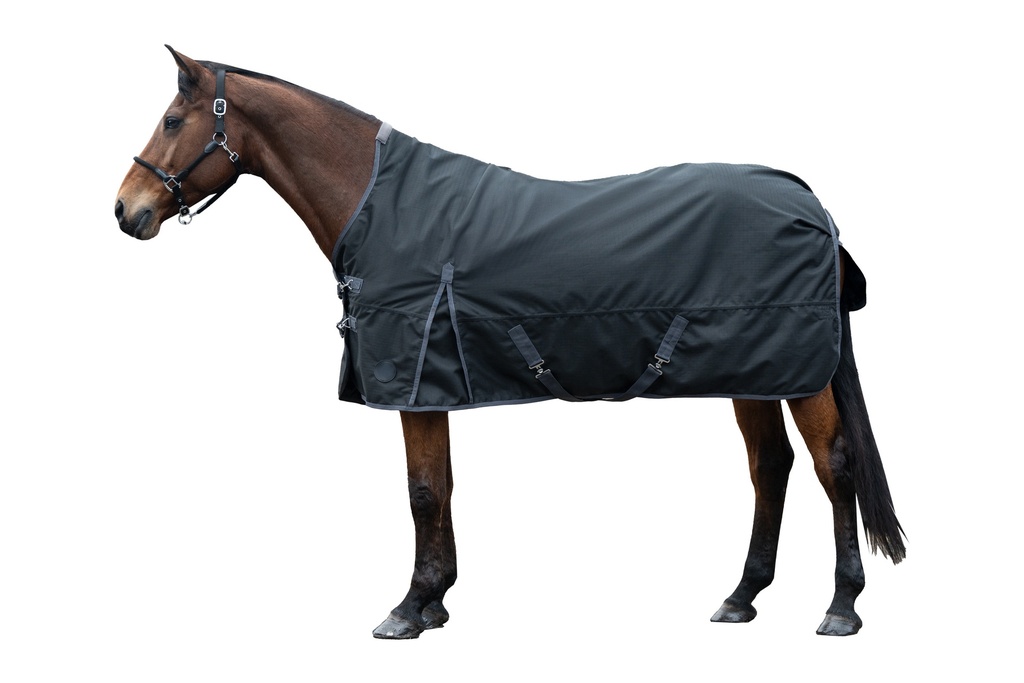 Couverture highneck HKM Glasgow, détail de l'encolure intégrée