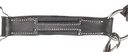 Licol cuir HKM Soft, détail de la garniture argent