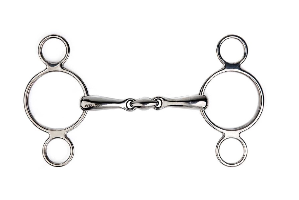 Mors 3 anneaux Metalab à double articulation — vue 1