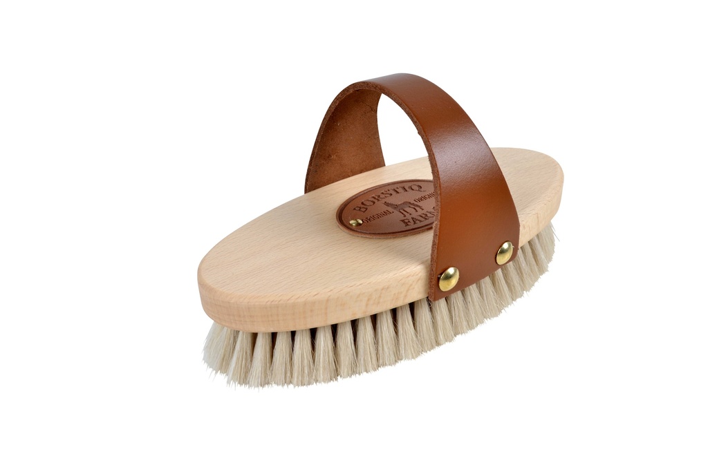 Brosse ovale douce BORSTIQ - Poil de chèvre - vue 1