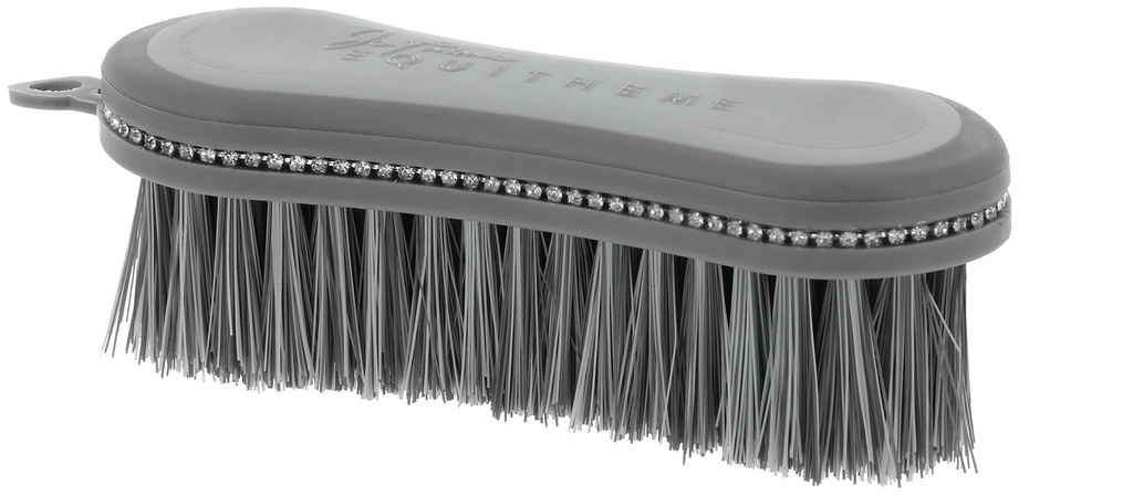 Brosse de tête Je t'aime EQUITHÈME - Strass - Gris - vue 2