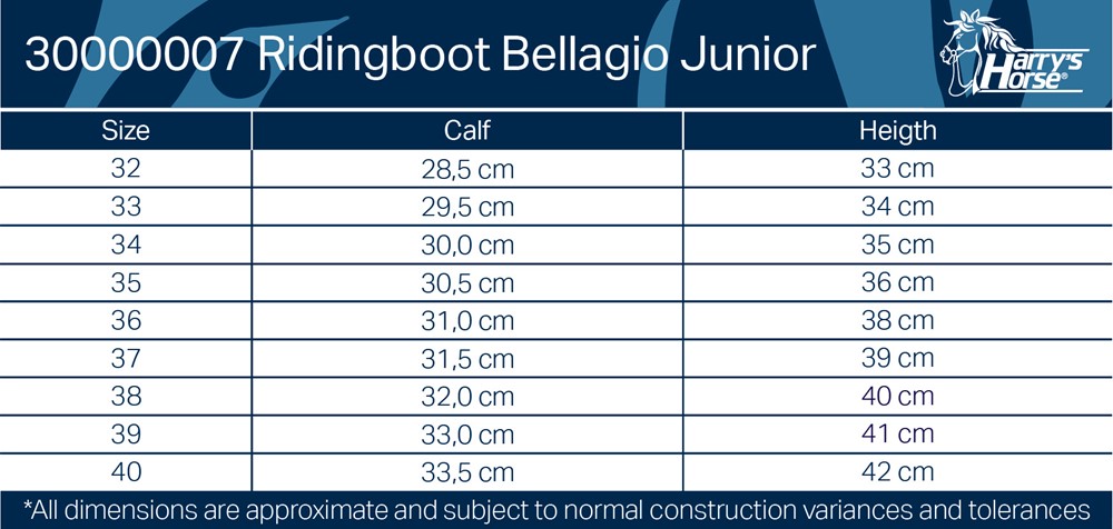 Bottes d'équitation Bellagio Junior