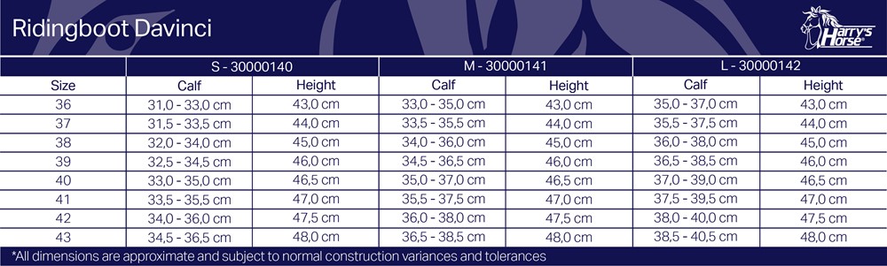 Bottes d'équitation Davinci M