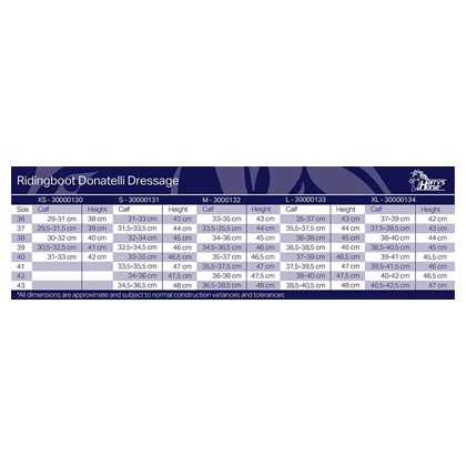 Bottes d'équitation Donatelli Dressage XL