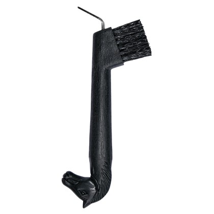 Cure-pied tête de cheval avec brosse