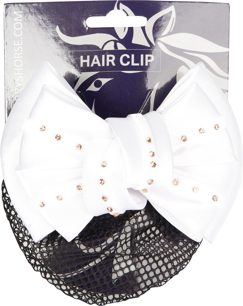 Epingle à cheveux strass or rose