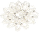 Résille perles pour cheveux crystal