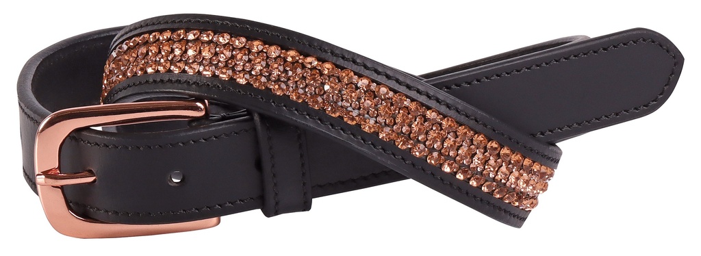 Ceintures cuir Crystal, photo complémentaire montrant les détails de finition et le coloris du produit