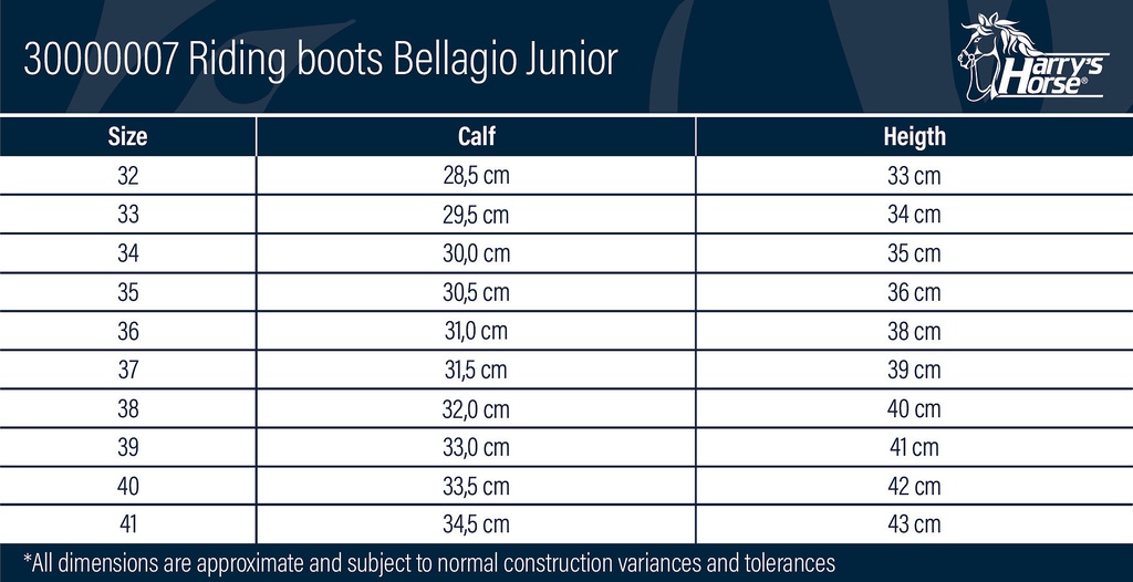 Bottes d'équitation Bellagio Junior, photo complémentaire montrant les détails de finition et le coloris du produit