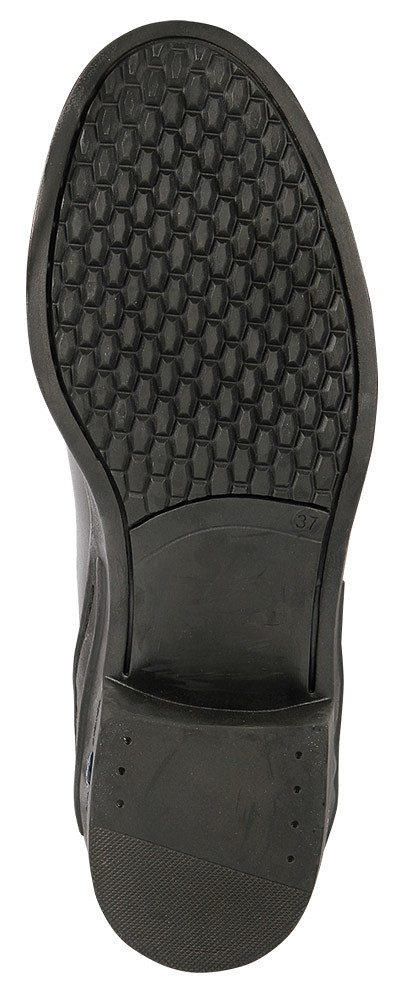 Boots Jodhpur cuir Zipper, seconde vue du produit mettant en évidence la matière et les coutures