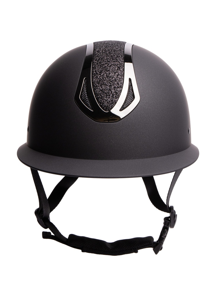 Casque d’équitation Pro F1 Matt Sparkle, photo complémentaire montrant les détails de finition et le coloris du produit