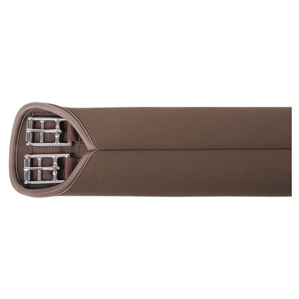 Sangle de dressage Néoprène Lisse Marron