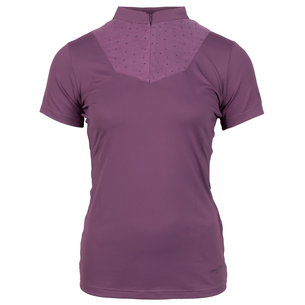 Shirt Denici Cavalli Purple Passion Mesh, photo complémentaire montrant les détails de finition et le coloris du produit