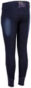 Culotte Equitights Denim Diva Violet Full Grip, autre angle du produit laissant voir sa fabrication et son coloris