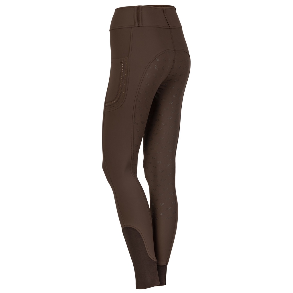 Culotte Equitights Classy Full Grip, vue complementaire mettant en evidence les finitions et les coutures du produit