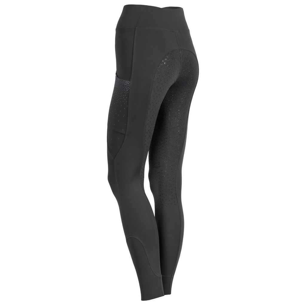 Culotte Equitights Trendy Full Grip, vue complementaire mettant en evidence les finitions et les coutures du produit