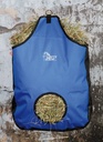 Sac a foin, vue complementaire mettant en evidence les finitions et les coutures du produit