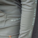 Hoodie Just Ride Summer Chique, vue complementaire mettant en evidence les finitions et les coutures du produit