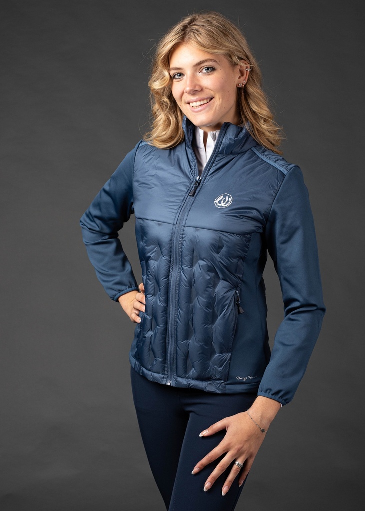 Blouson padded Trondheim, vue complementaire mettant en evidence les finitions et les coutures du produit