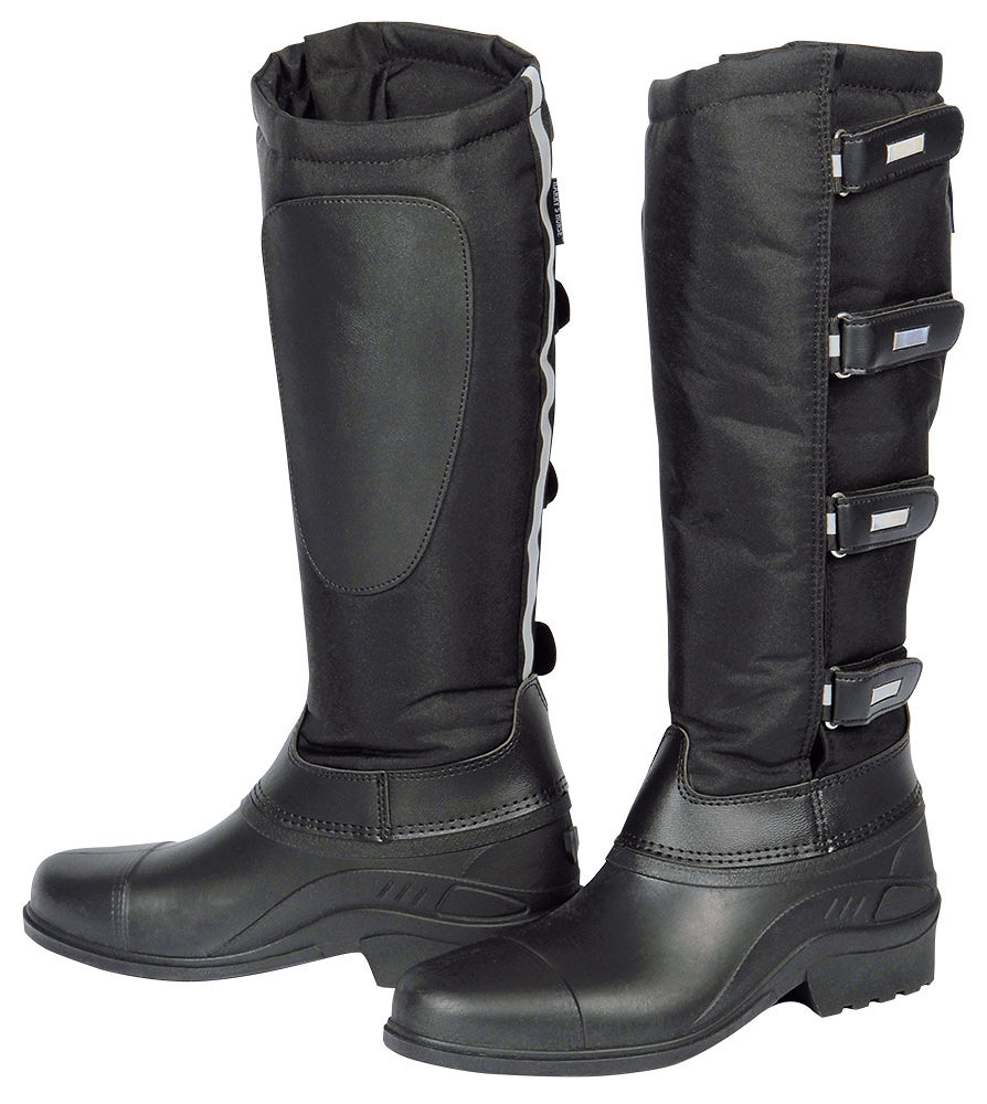 Bottes d'hiver, vue complementaire mettant en evidence les finitions et les coutures du produit