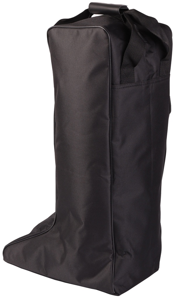 Sac a bottes, noir, vue complementaire mettant en evidence les finitions et les coutures du produit