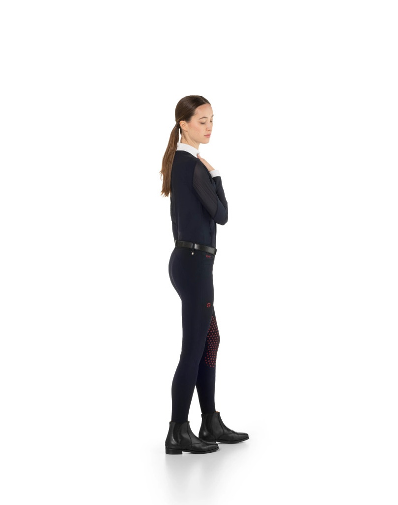 JUMPING GI EGO7 coloris Bleu Marine, gros plan finitions et coutures techniques