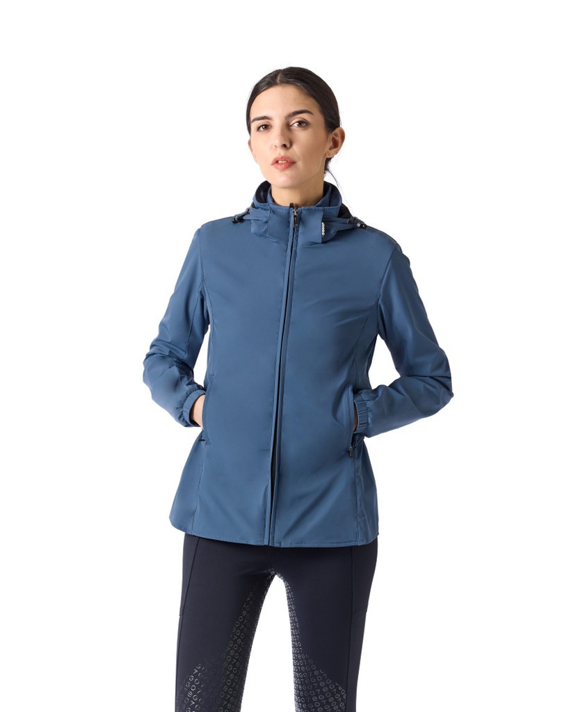 WINDCHEATER EGO7 coloris Noir, gros plan finitions et coutures techniques