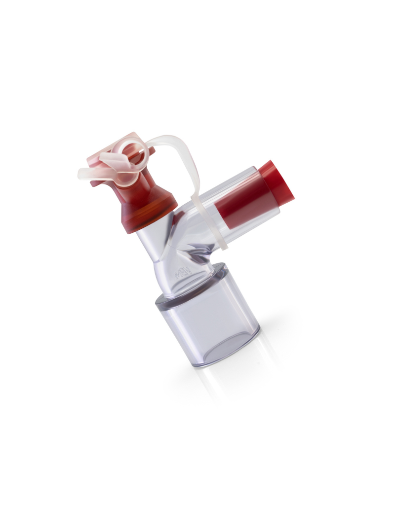 SAHOMA-II Adaptateur pour dosage d'aerosol Or-Vet, gros plan étiquette et composition du flacon