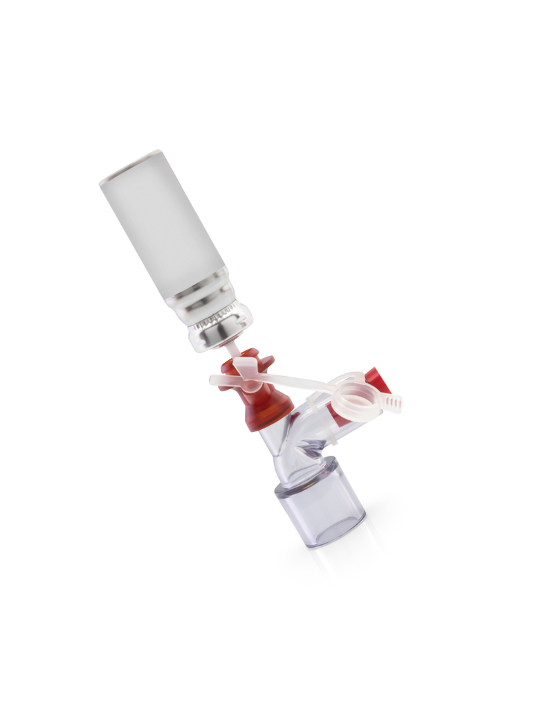 Complément Or-Vet SAHOMA-II Adaptateur pour dosage d'aerosol, vue de face du conditionnement