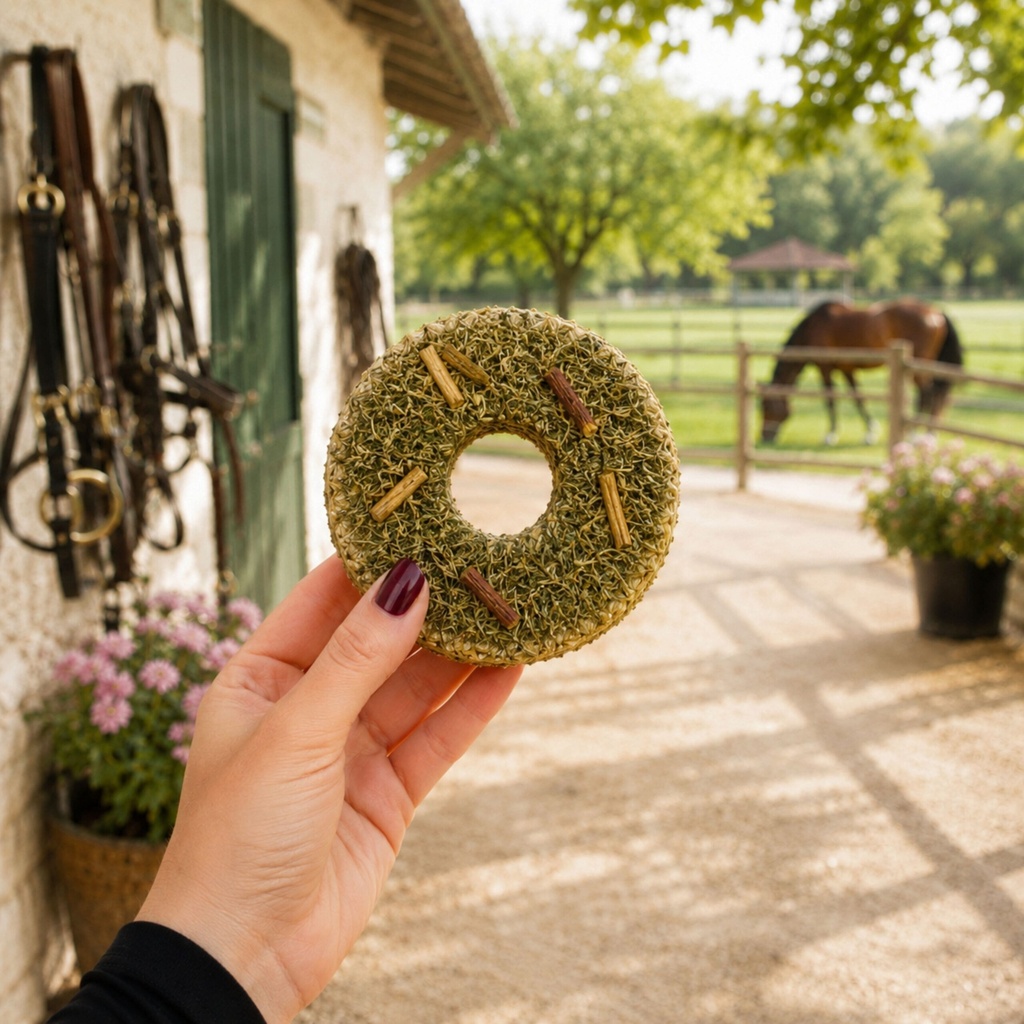 DONUTBIO-RESPIRATION, donut bio EquiNatBio, vue du produit sous emballage