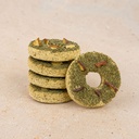 DONUTBIO-RESPIRATION, donut bio EquiNatBio, gros plan sur la texture et les ingrédients