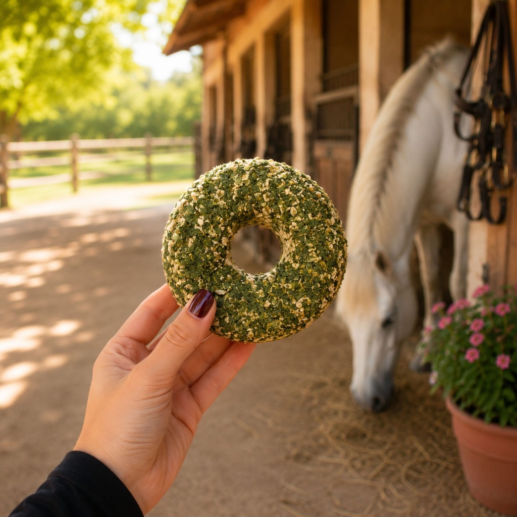 DONUTBIO-SURPOIDS, donut bio EquiNatBio, vue du produit sous emballage