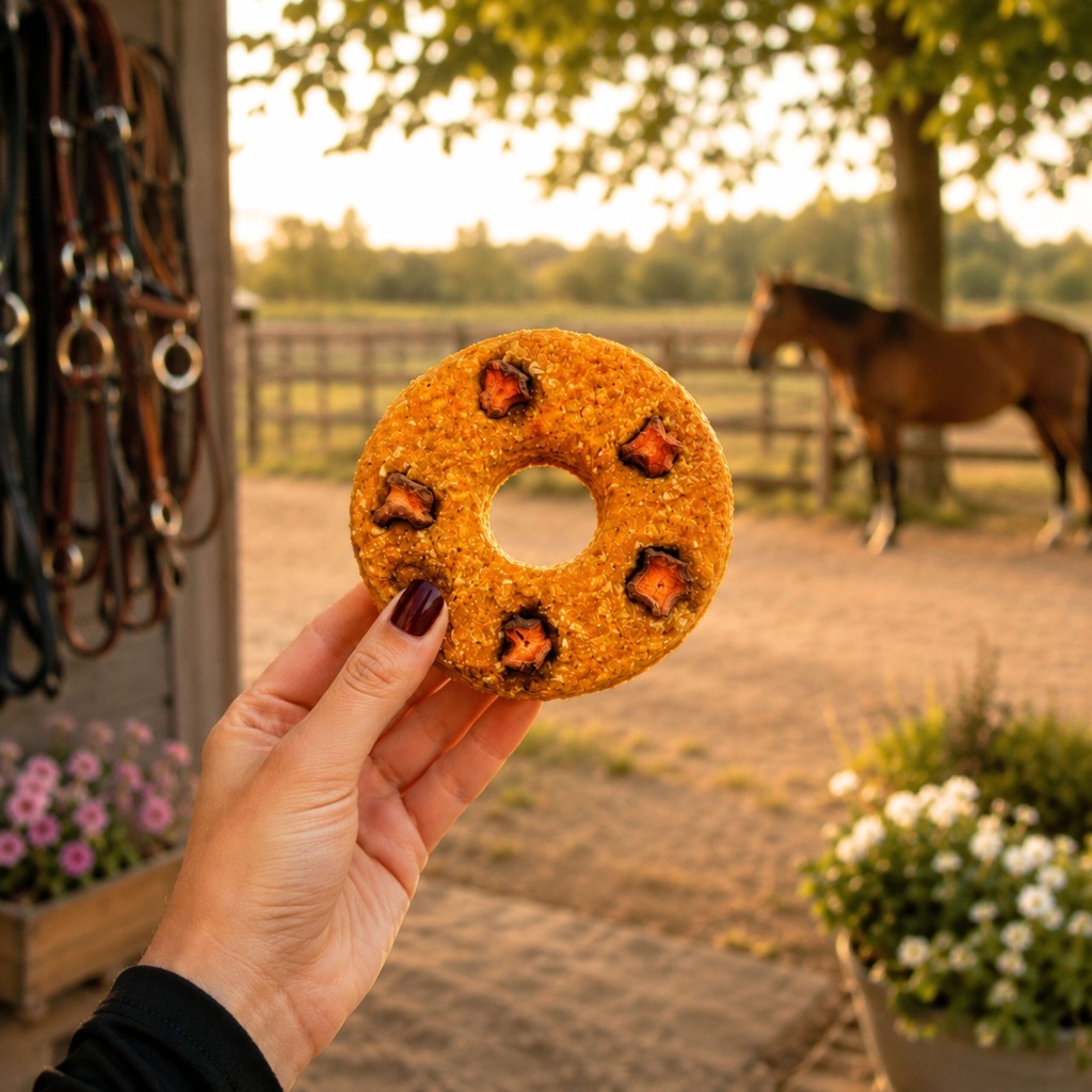 DONUTBIO-PARASITES, donut bio EquiNatBio, vue du produit sous emballage
