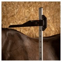 Toise en aluminium et PVC Unite de mesure en inch.et cm