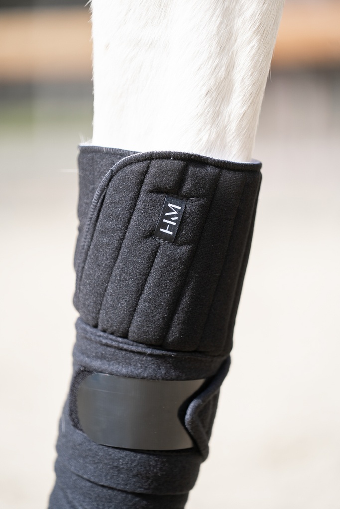 Sous-bandes pad rembourrage mousse, photo d'ambiance sur cheval