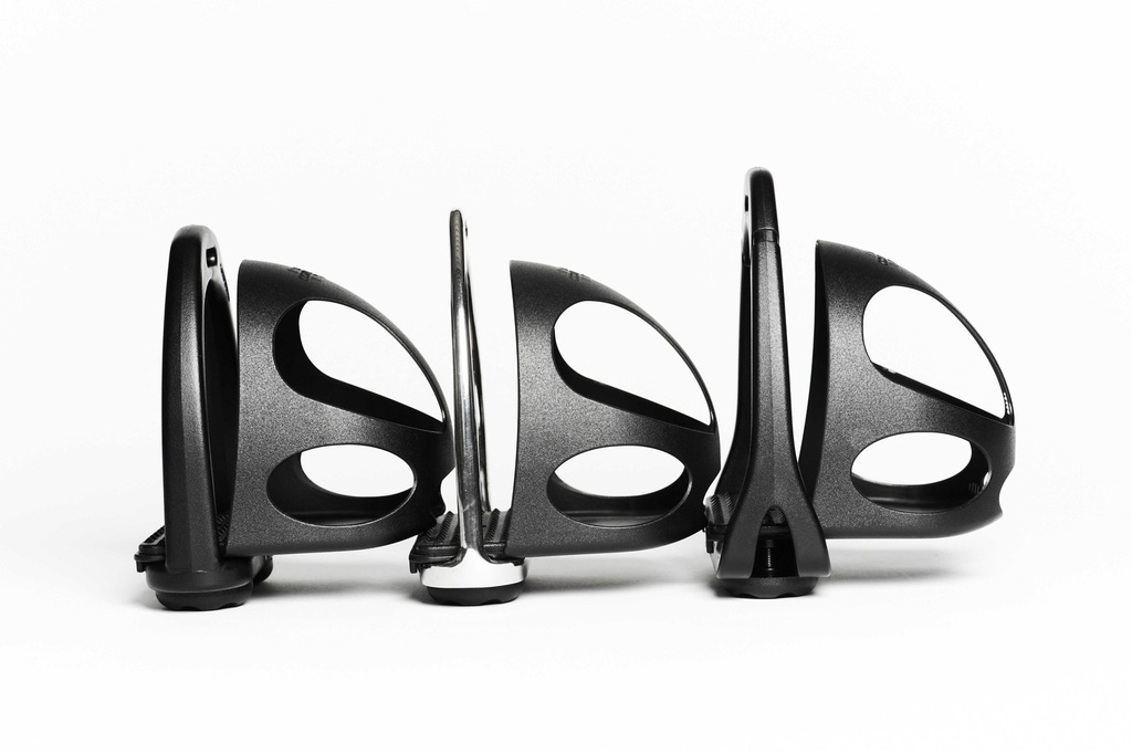 Coques pour étriers COMPOSITI - Matrix - Noir - 10 cm, vue 2