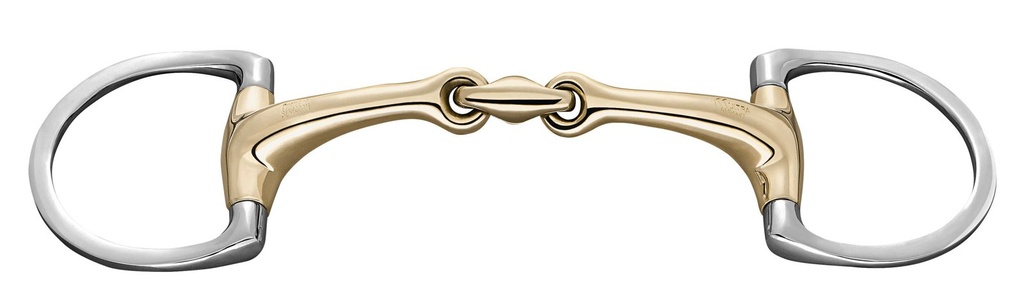 SPRENGER "Dynamic RS" double-jointed olive bit, crystal, vue 5