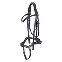Bridon HKM Anatomic, détail de la têtière et du frontal doublé