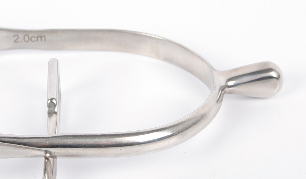 Éperons bouton inox