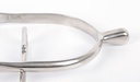 Éperons bouton inox