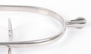 Éperons petite molette grossière inox