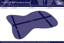 Gel pad back riser