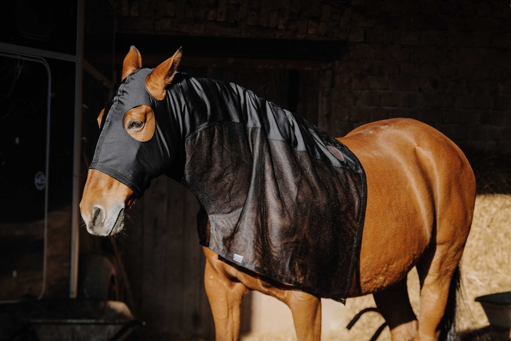 EQUITHEME full neck protection - Lycra/Mesh, vue 3